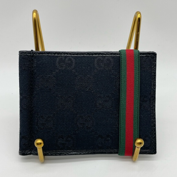 Gucci Sherryline Canvas Money Clip and Card Holder - Picture 2 of 8